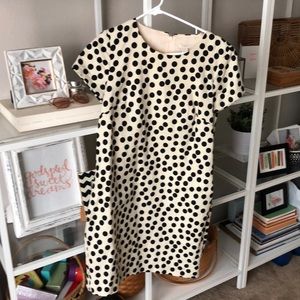 J.Crew Polka dot shift dress